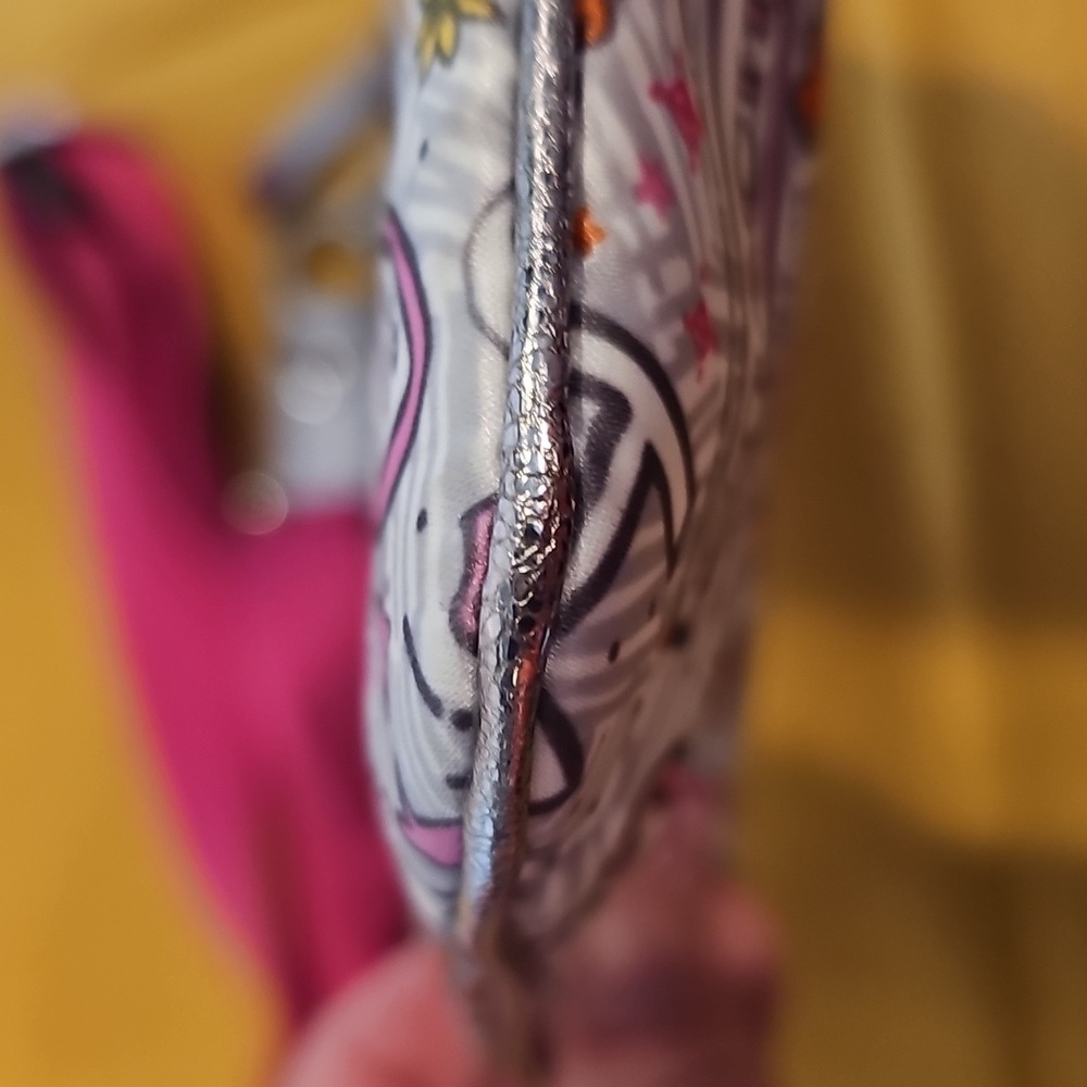 COACH Poppy Butterfly Graffiti Crossbody bag LIKE NEW - Picture 4 of 11